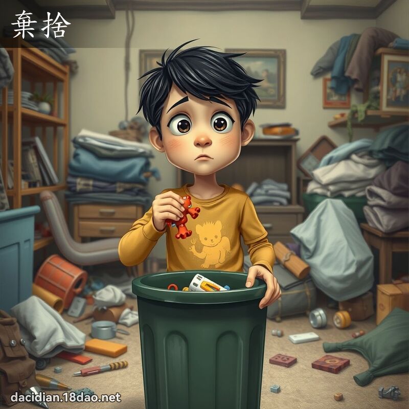 棄捨 - 國語大辭典配圖