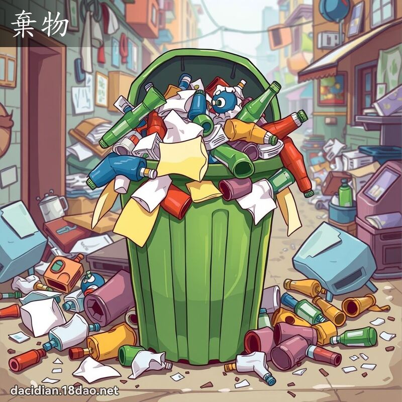 棄物 - 國語大辭典配圖