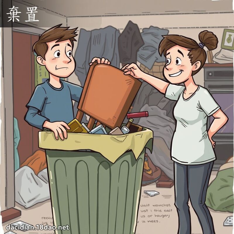 棄置 - 國語大辭典配圖