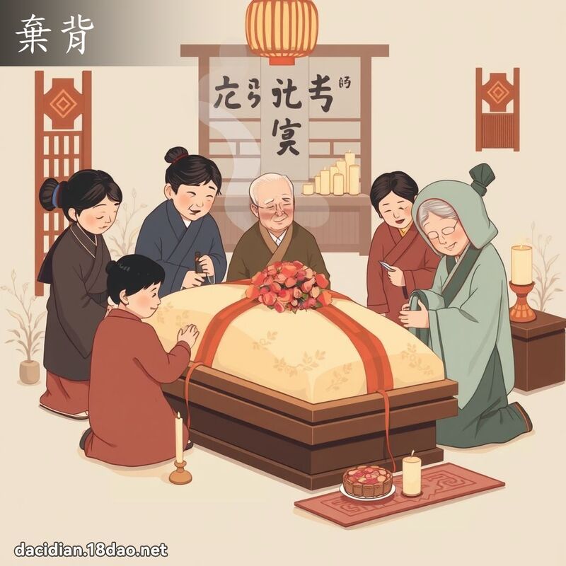 棄背 - 國語大辭典配圖