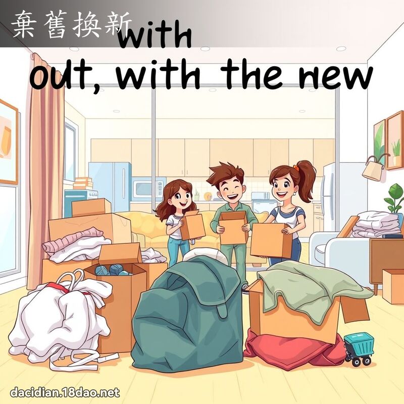 棄舊換新 - 國語大辭典配圖