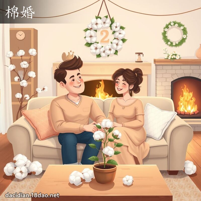 棉婚 - 国语大辞典配图
