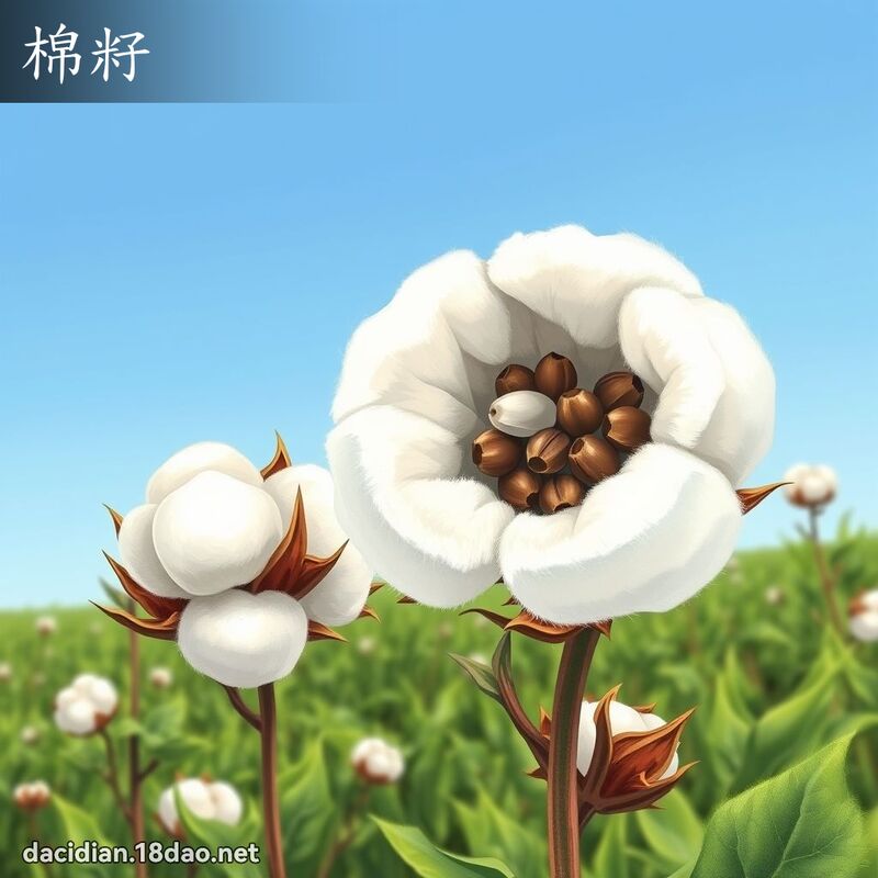 棉籽 - 国语大辞典配图