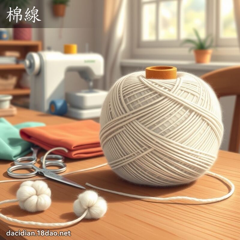 棉線 - 國語大辭典配圖