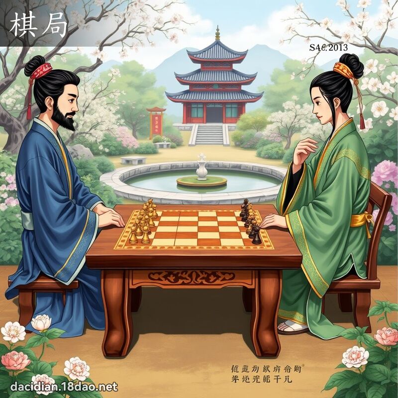 棋局 - 國語大辭典配圖