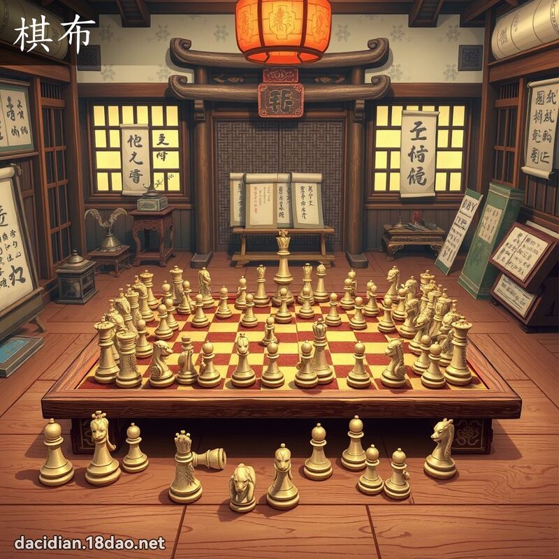 棋布 - 国语大辞典配图