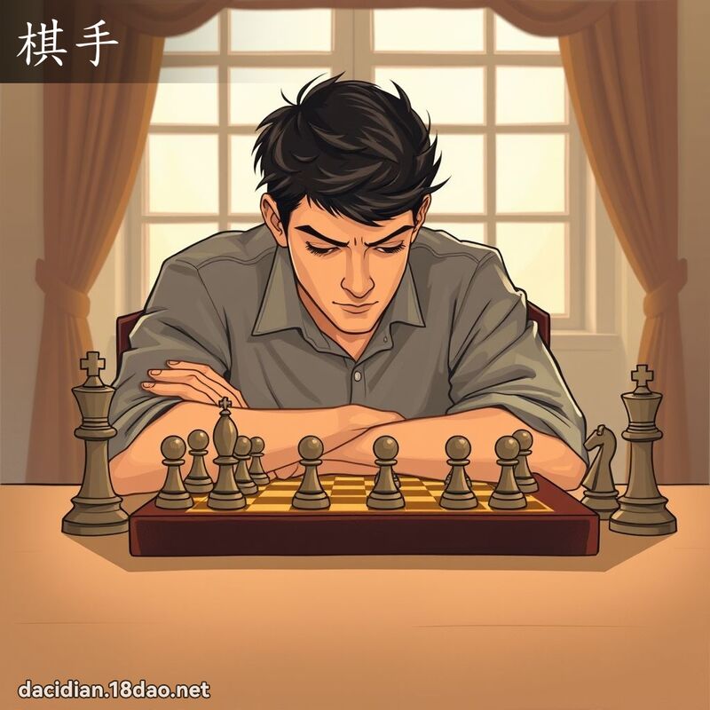 棋手 - 国语大辞典配图