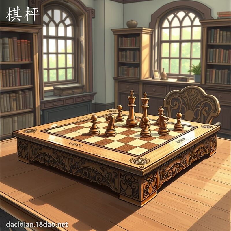 棋枰 - 国语大辞典配图