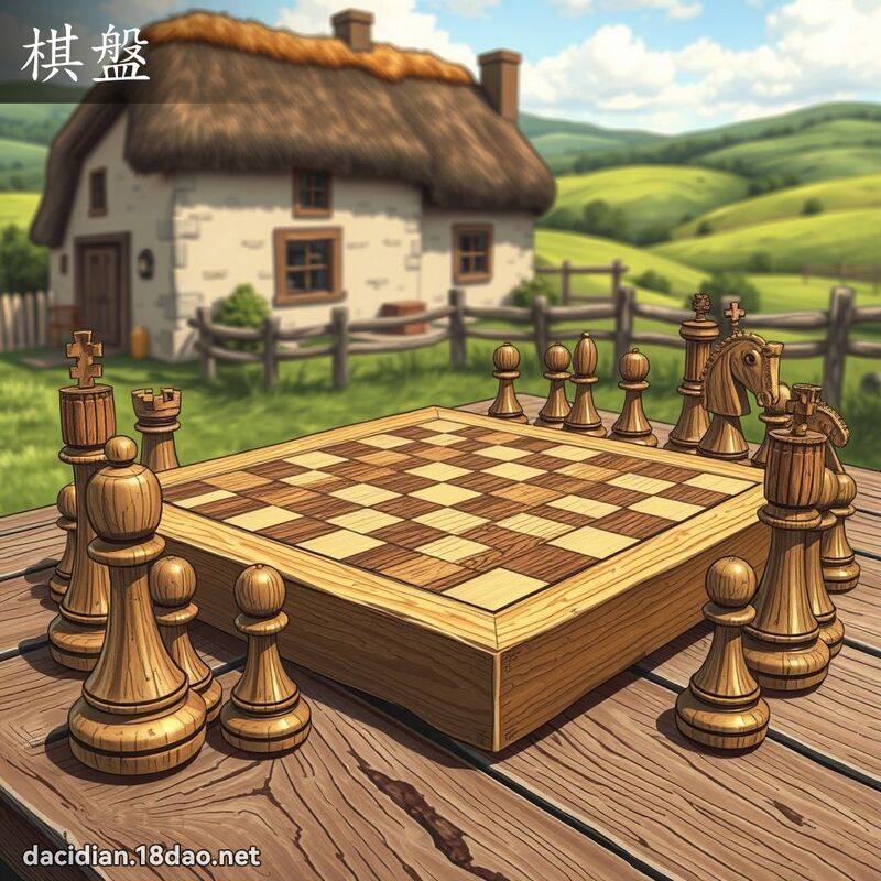 棋盘 - 国语大辞典配图