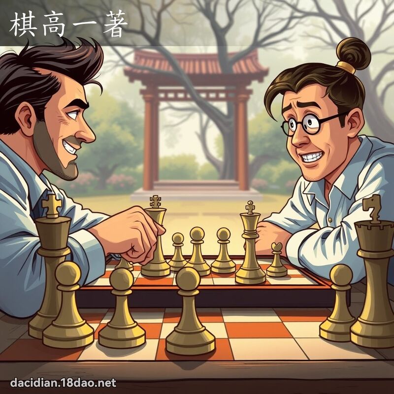 棋高一著 - 國語大辭典配圖