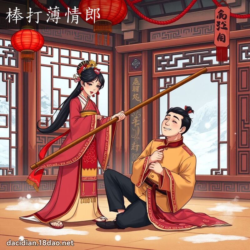 棒打薄情郎 - 国语大辞典配图