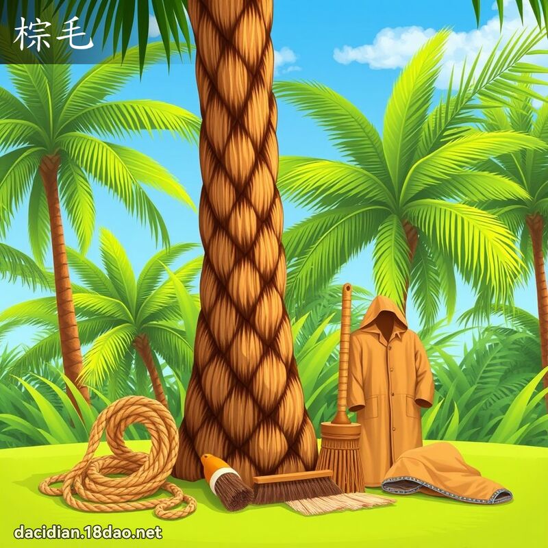 棕毛 - 國語大辭典配圖