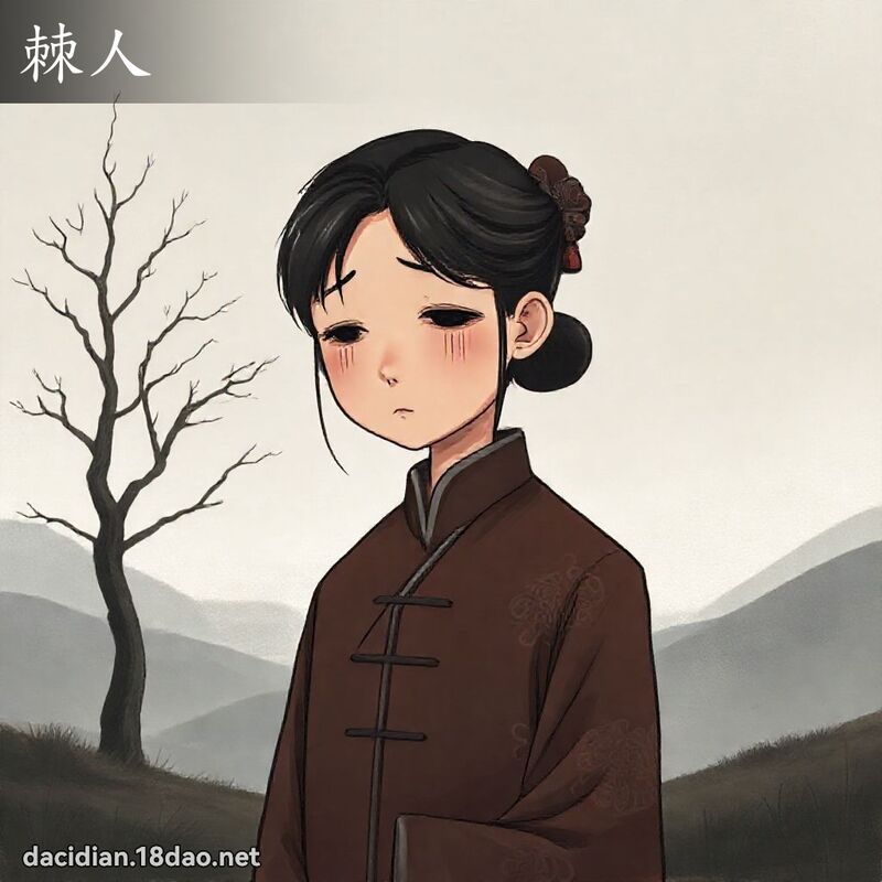 棘人 - 國語大辭典配圖