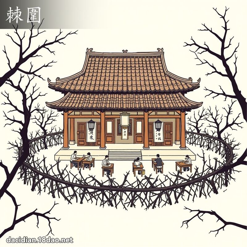棘围 - 国语大辞典配图