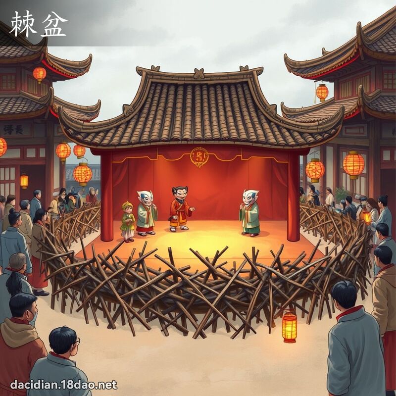 棘盆 - 國語大辭典配圖