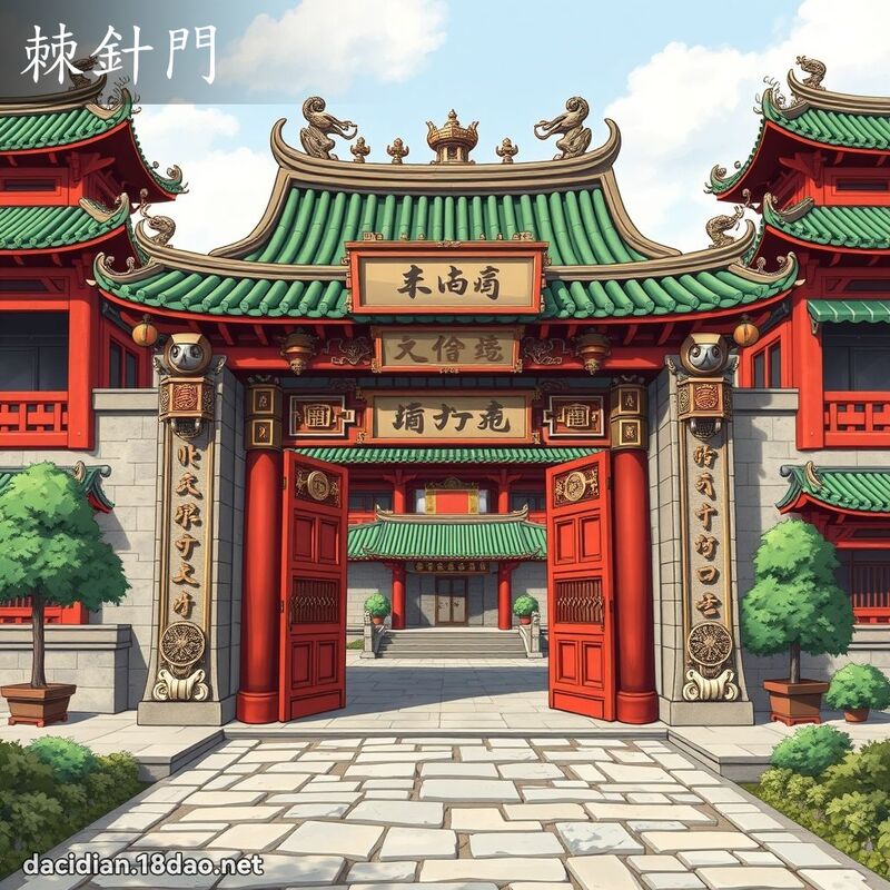 棘针门 - 国语大辞典配图