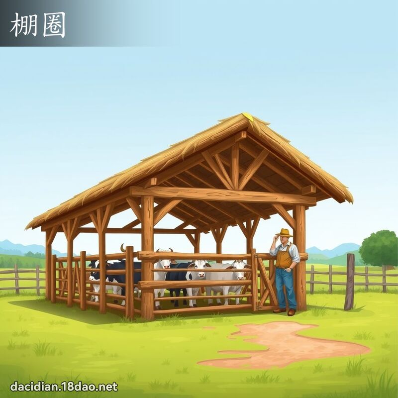 棚圈 - 國語大辭典配圖