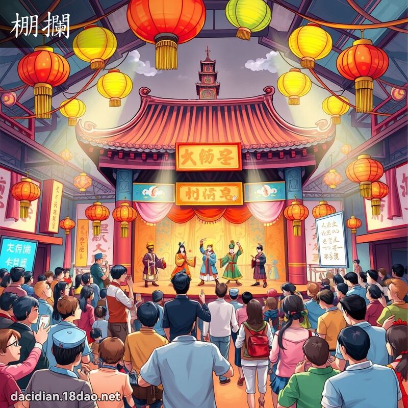 棚拦 - 国语大辞典配图
