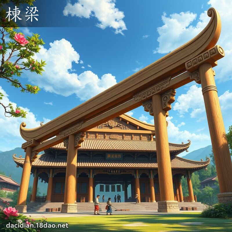 棟梁 - 國語大辭典配圖