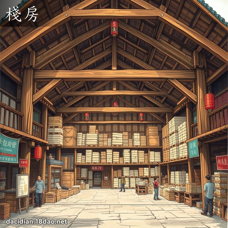 棧房 - 國語大辭典配圖