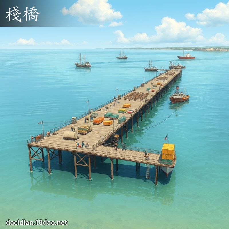 栈桥 - 国语大辞典配图