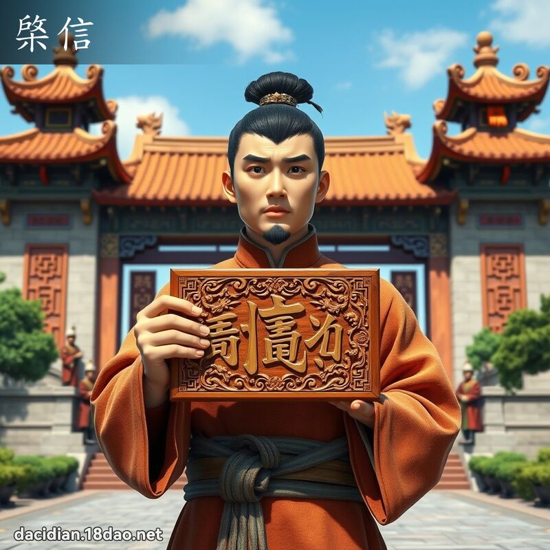 棨信 - 國語大辭典配圖
