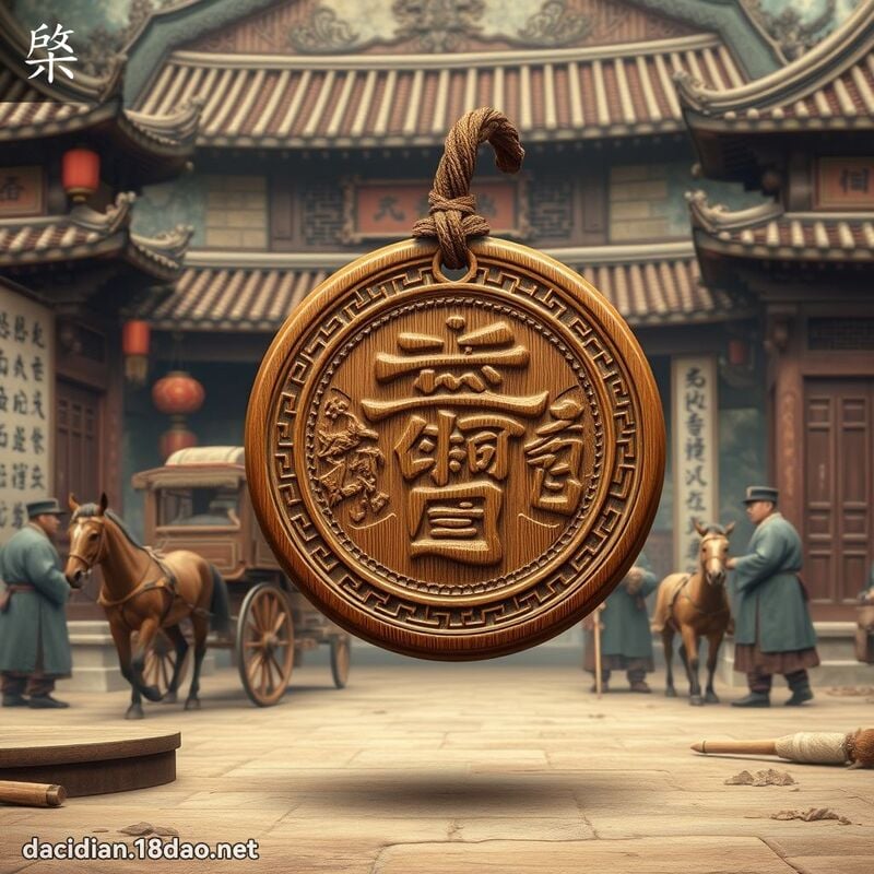 棨 - 國語大辭典配圖