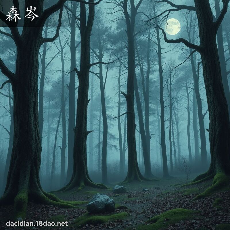 森岑 - 國語大辭典配圖