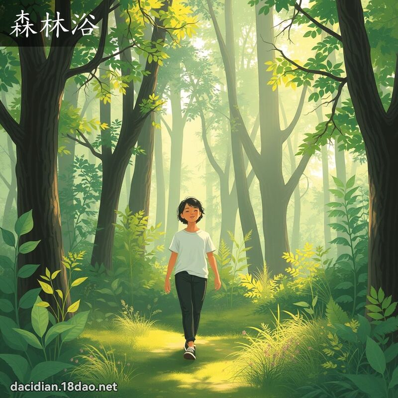 森林浴 - 国语大辞典配图