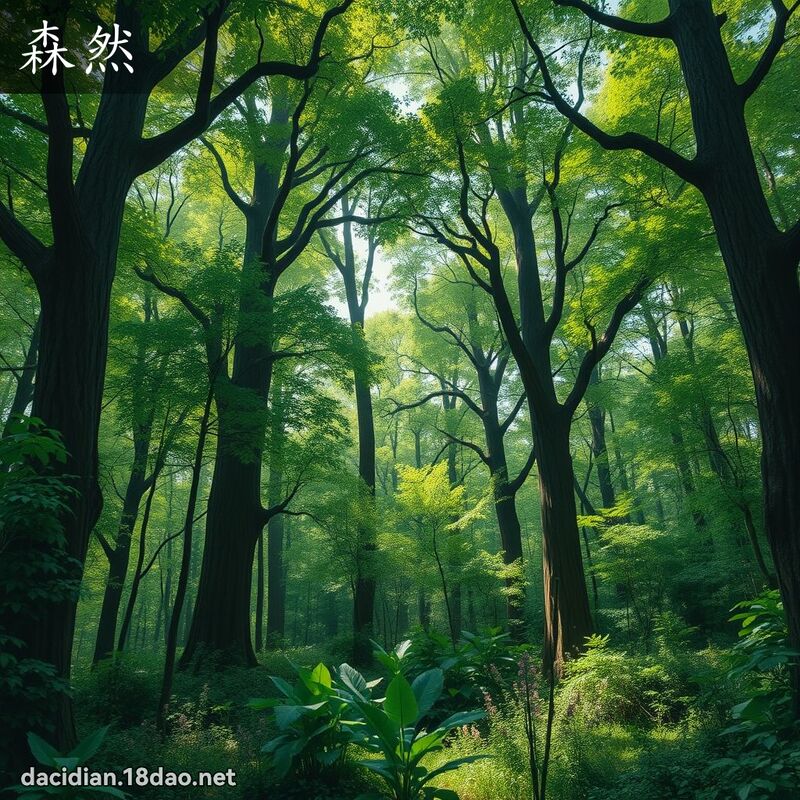 森然 - 国语大辞典配图