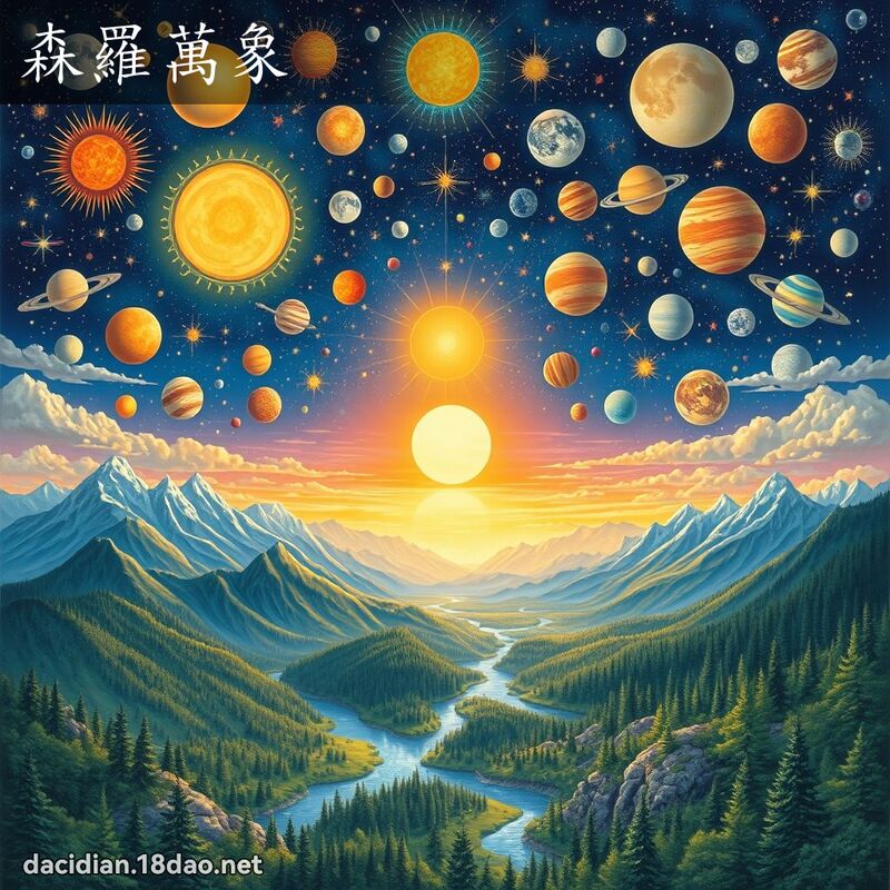 森羅萬象 - 國語大辭典配圖