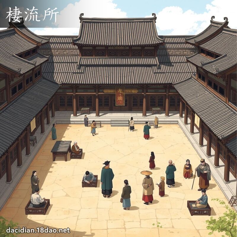 棲流所 - 國語大辭典配圖