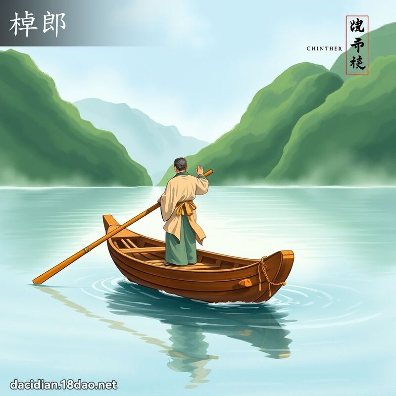 棹郎 - 国语大辞典配图