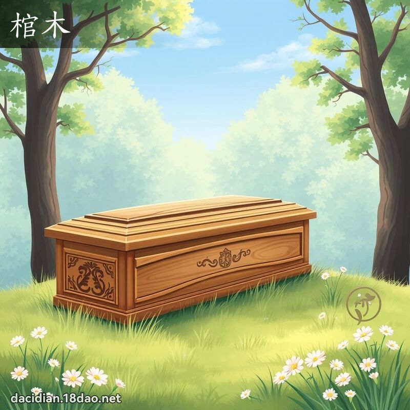 棺木 - 國語大辭典配圖