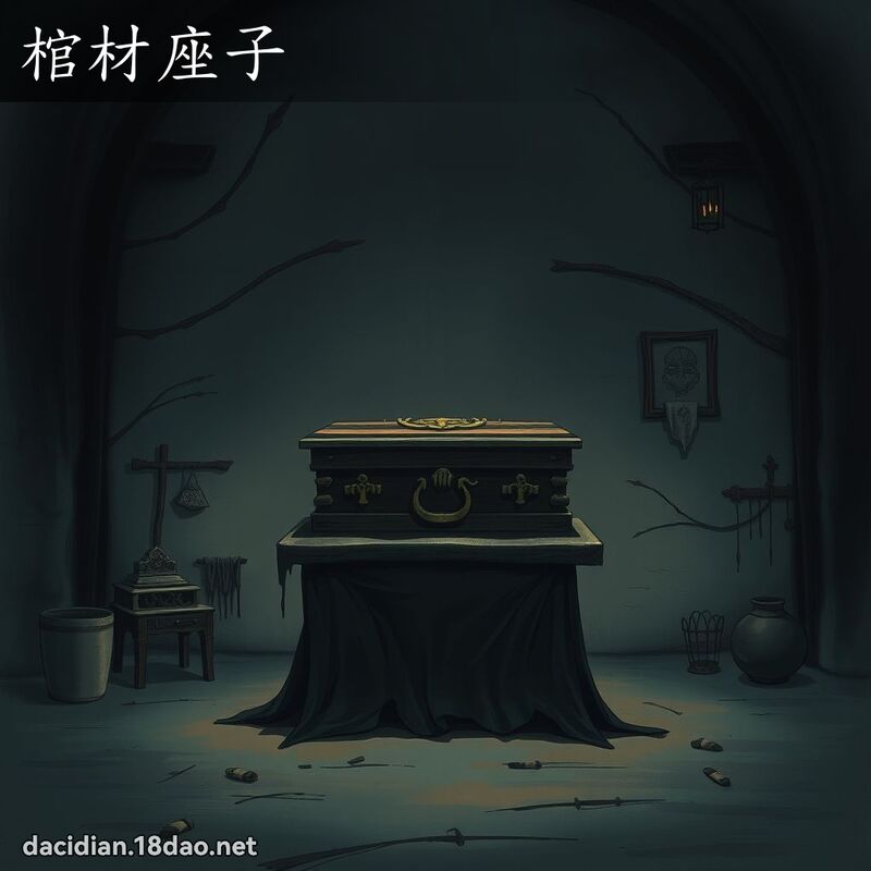 棺材座子 - 国语大辞典配图