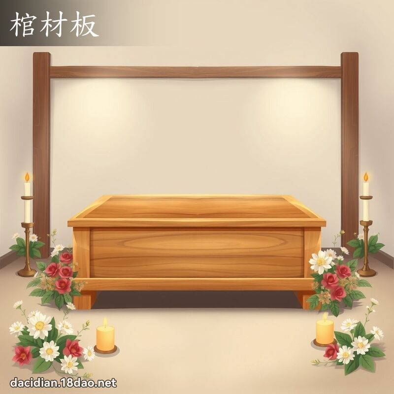 棺材板 - 国语大辞典配图