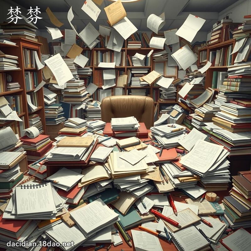棼棼 - 國語大辭典配圖