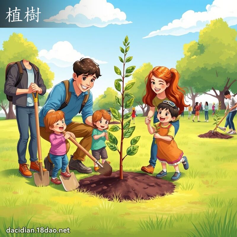 植樹 - 國語大辭典配圖