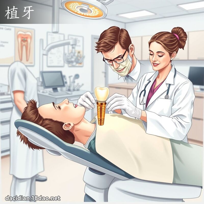 植牙 - 國語大辭典配圖
