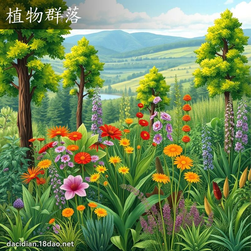 植物群落 - 国语大辞典配图