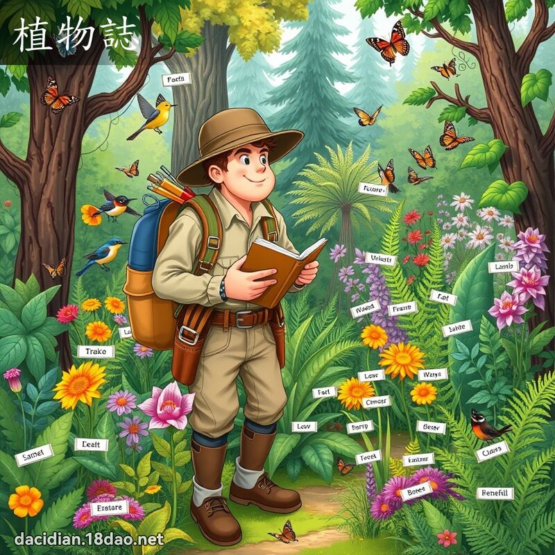 植物誌 - 國語大辭典配圖