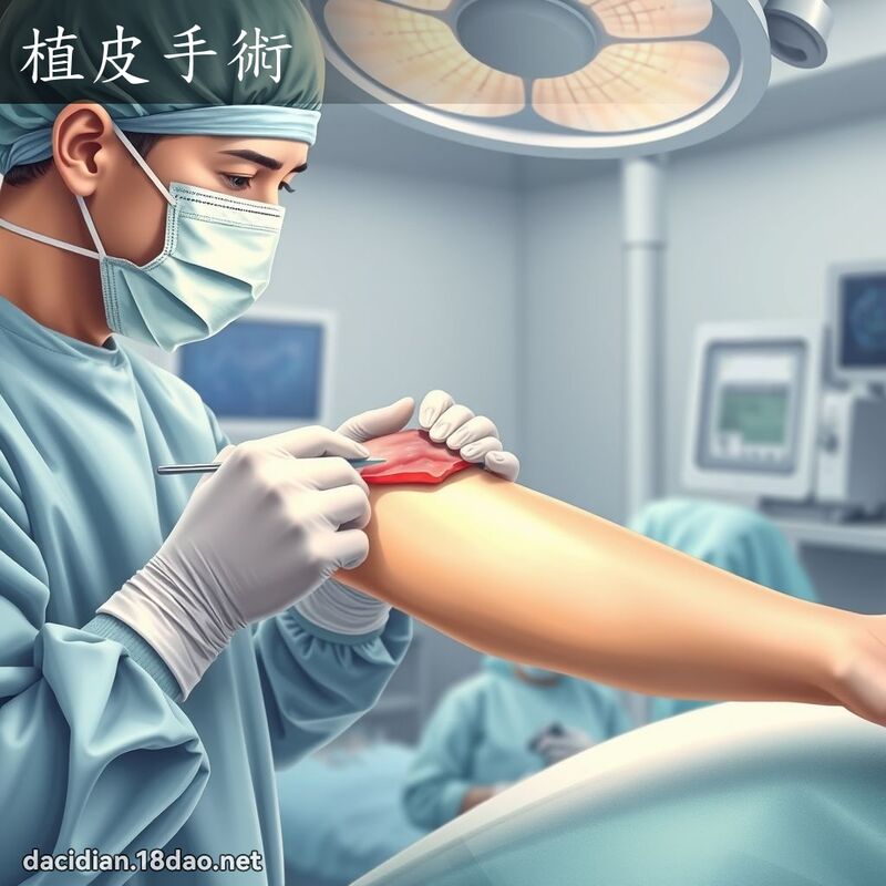 植皮手術 - 國語大辭典配圖