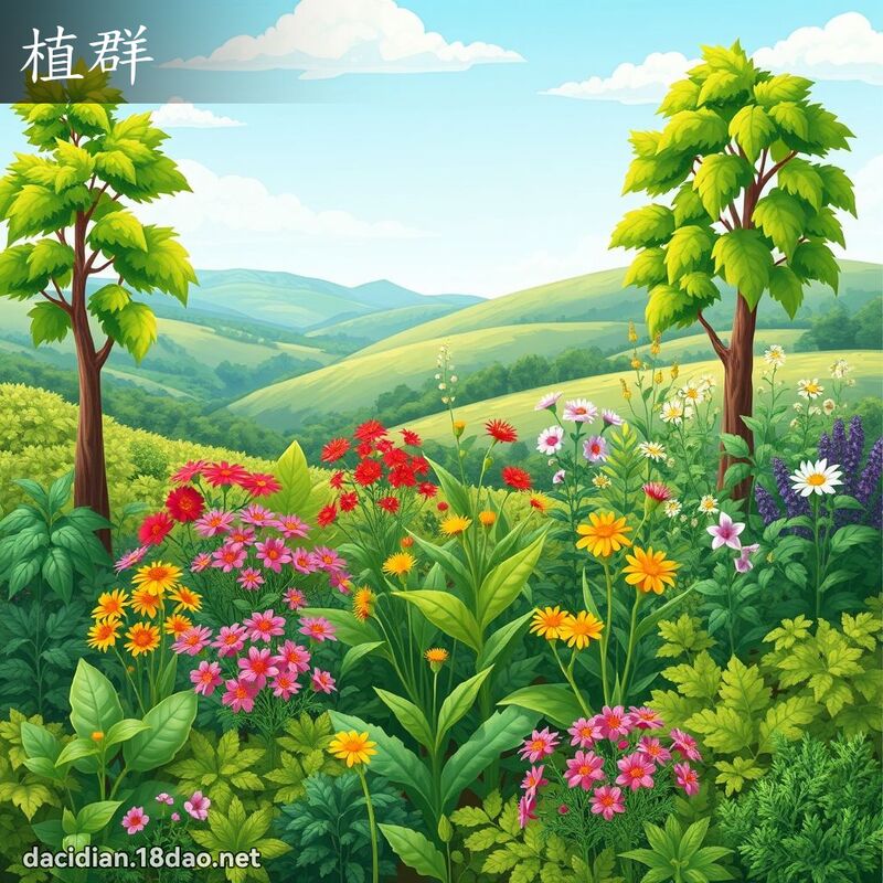 植群 - 國語大辭典配圖