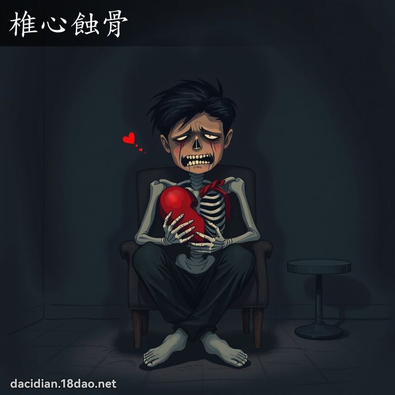 椎心蚀骨 - 国语大辞典配图