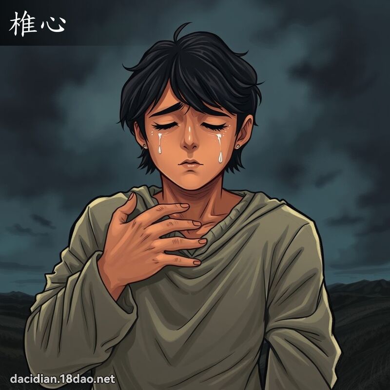 椎心 - 国语大辞典配图