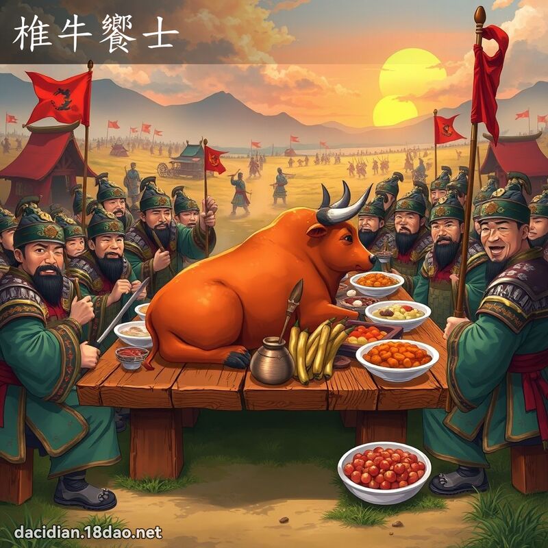 椎牛饗士 - 国语大辞典配图
