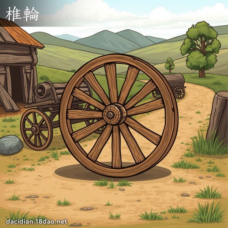 椎轮 - 国语大辞典配图