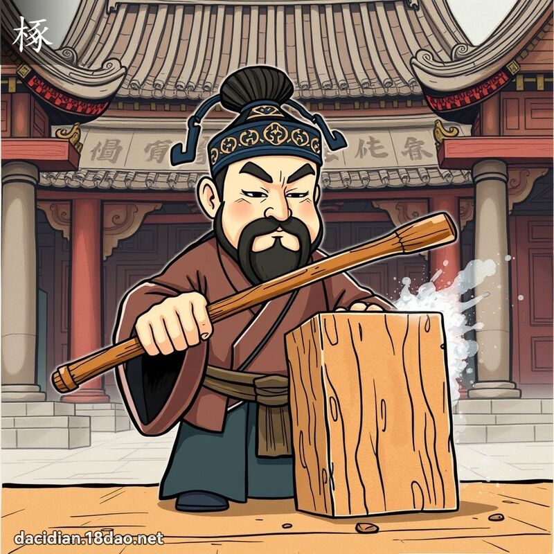 椓 - 國語大辭典配圖