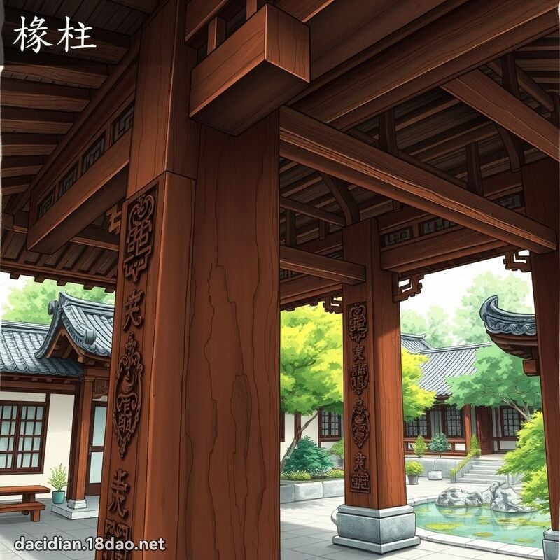 椽柱 - 国语大辞典配图