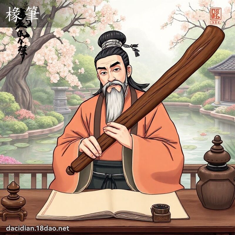 椽筆 - 國語大辭典配圖